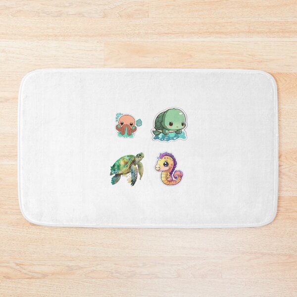 Item preview, 4 Cute Drawings of Sea Animals designed and sold by beluxe.