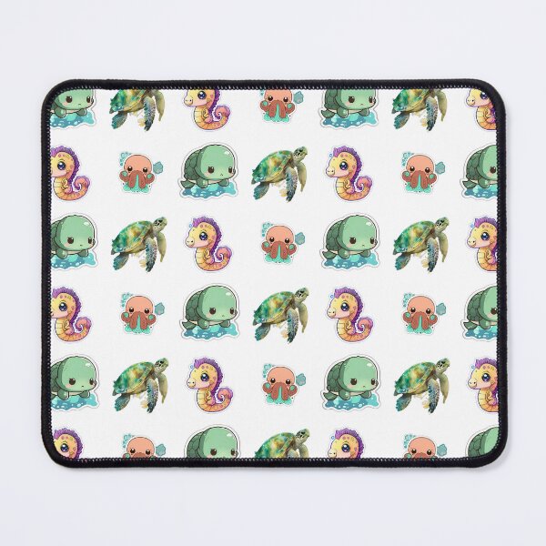 Item preview, 4 Cute Drawings of Sea Animals designed and sold by beluxe.