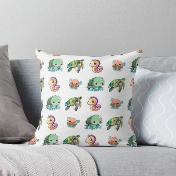 Item preview, 4 Cute Drawings of Sea Animals designed and sold by beluxe.