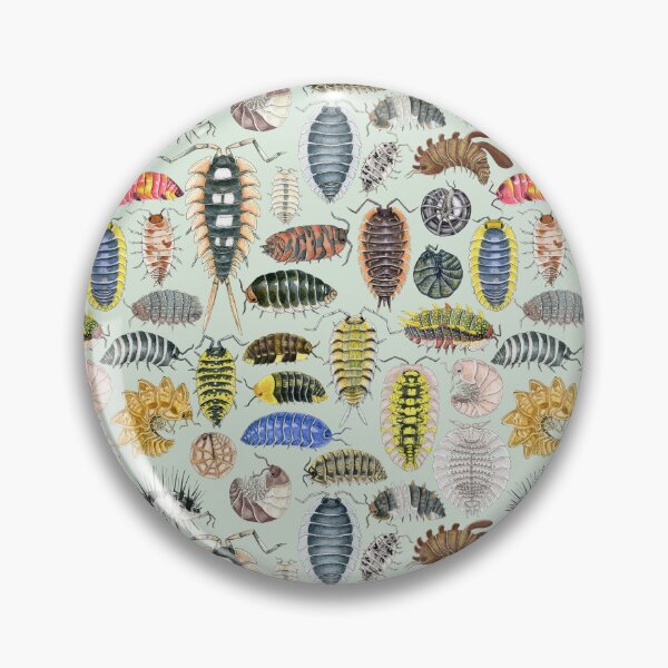 Item preview, Crazy Isopod Pattern- Aqua designed and sold by paintedpansy.