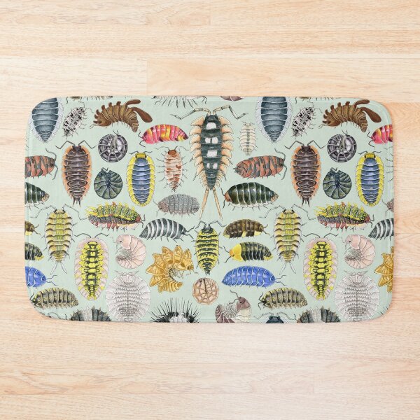 Item preview, Crazy Isopod Pattern- Aqua designed and sold by paintedpansy.