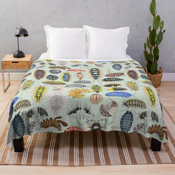 Item preview, Crazy Isopod Pattern- Aqua designed and sold by paintedpansy.