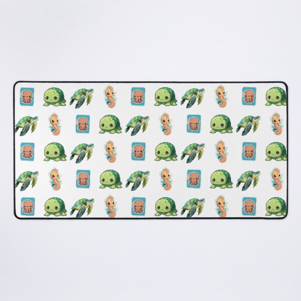 Item preview, 4 Cute Drawings of Sea Animals designed and sold by beluxe.