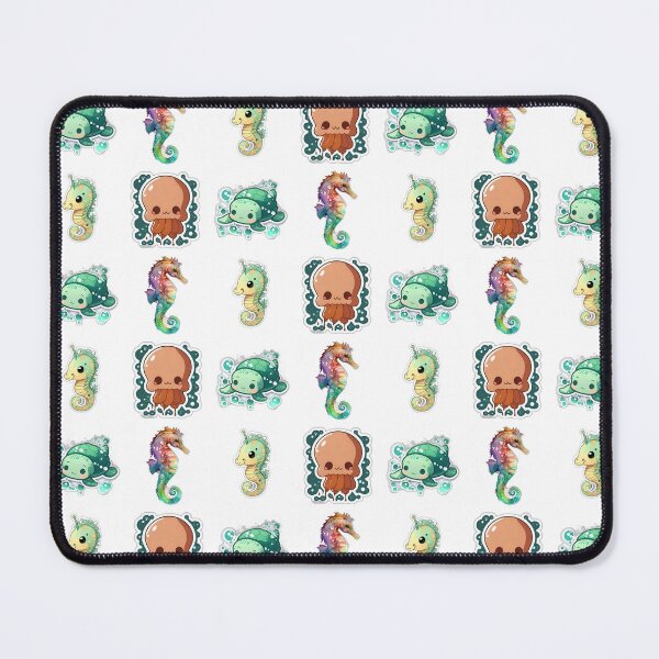 Item preview, 4 Cute Drawings of Sea Animals designed and sold by beluxe.