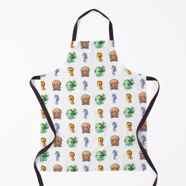 Item preview, 4 Cute Drawings of Sea Animals designed and sold by beluxe.
