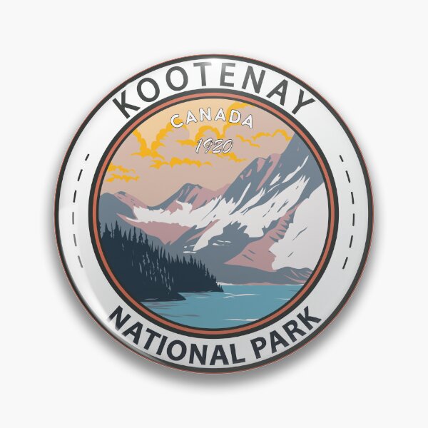 Item preview, Kootenay National Park Canada Vintage Badge designed and sold by KrisSidDesigns.