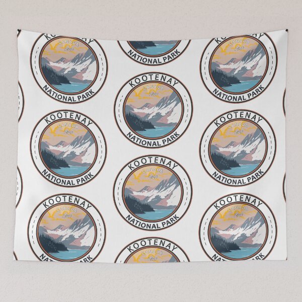 Item preview, Kootenay National Park Canada Vintage Badge designed and sold by KrisSidDesigns.