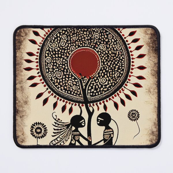 Item preview, Warli Love designed and sold by Banded-Canyon.