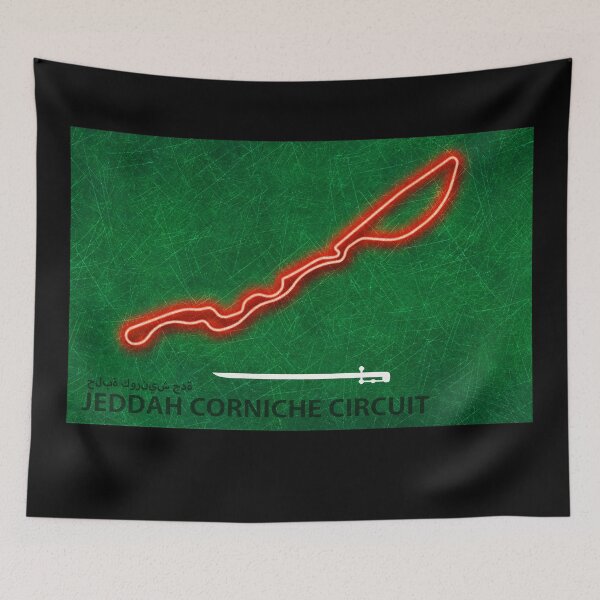 Item preview,  Jeddah Corniche Circuit (Saudi Arabia) designed and sold by Rapaz Designs.