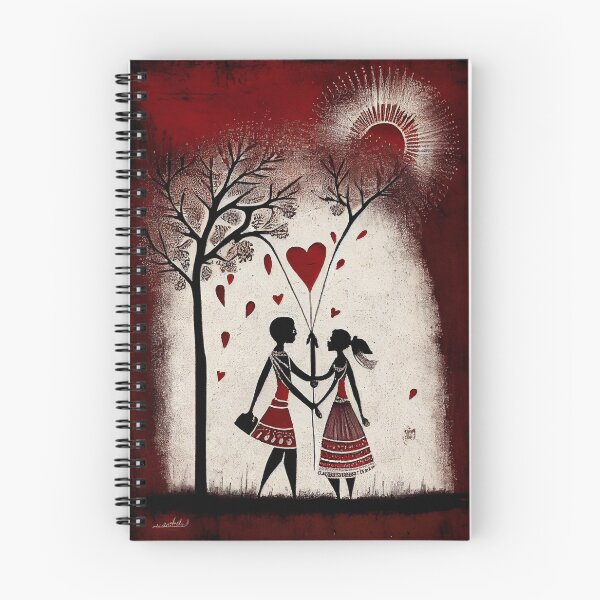 Item preview, Warli Love designed and sold by Banded-Canyon.