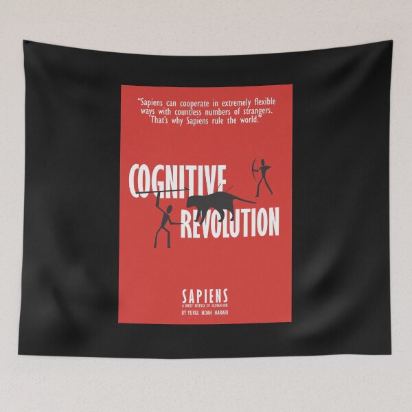 Item preview, Cognitive Revolution Visual Sapiens (Yuval Noah Harari) designed and sold by TKsuited.