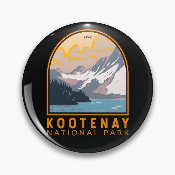 Item preview, Kootenay National Park Canada Vintage Emblem designed and sold by KrisSidDesigns.