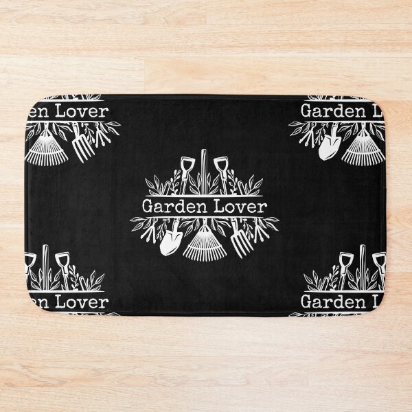 Item preview, Garden Lover White Line Drawing Gardening Design designed and sold by EarthArtDesigns.