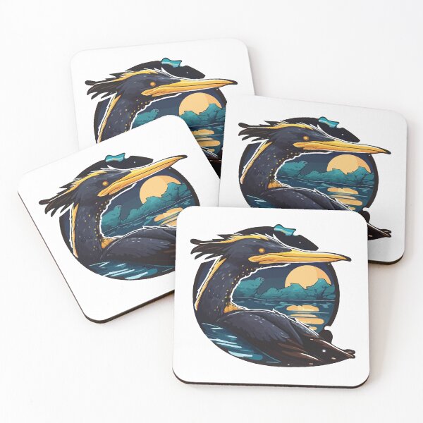 Item preview, Artistic Double Crested Cormorant at Sunrise designed and sold by Vector-nook.