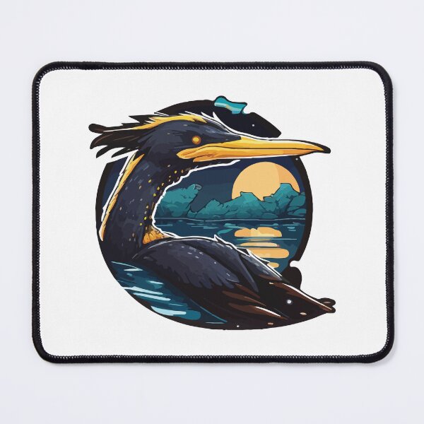 Item preview, Artistic Double Crested Cormorant at Sunrise designed and sold by Vector-nook.