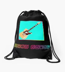 Graham Coxon signature guitar pixel art Drawstring Bag
