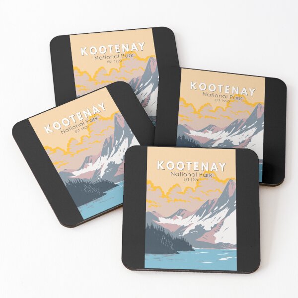 Item preview, Kootenay National Park Canada Travel Art Vintage designed and sold by KrisSidDesigns.
