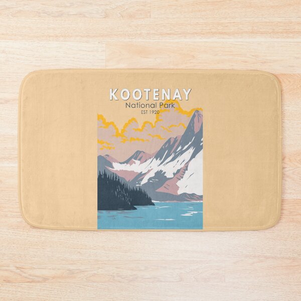 Item preview, Kootenay National Park Canada Travel Art Vintage designed and sold by KrisSidDesigns.