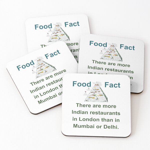 Item preview, There Are More Indian Restaurants - Food Fact designed and sold by CrankyOldDude.