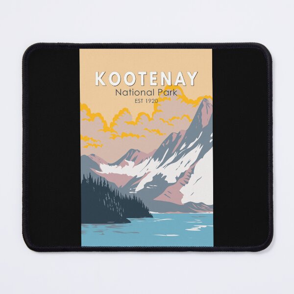 Item preview, Kootenay National Park Canada Travel Art Vintage designed and sold by KrisSidDesigns.
