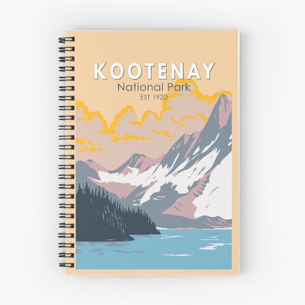 Item preview, Kootenay National Park Canada Travel Art Vintage designed and sold by KrisSidDesigns.