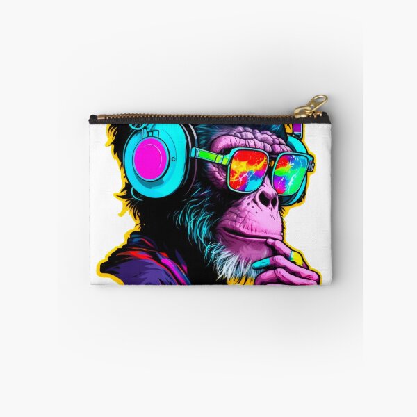 Item preview, Beautiful Multicoloured cool Funky Monkey designed and sold by Artificial-i-23.