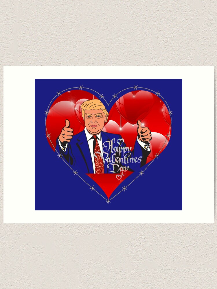 happy valentines day trump