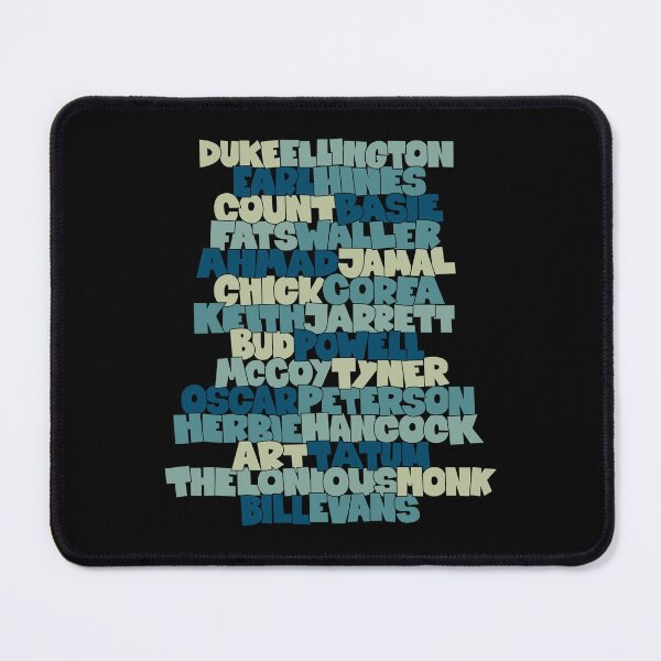Item preview, Jazz Legends in Type: The Jazz Pianists designed and sold by Boogosh.