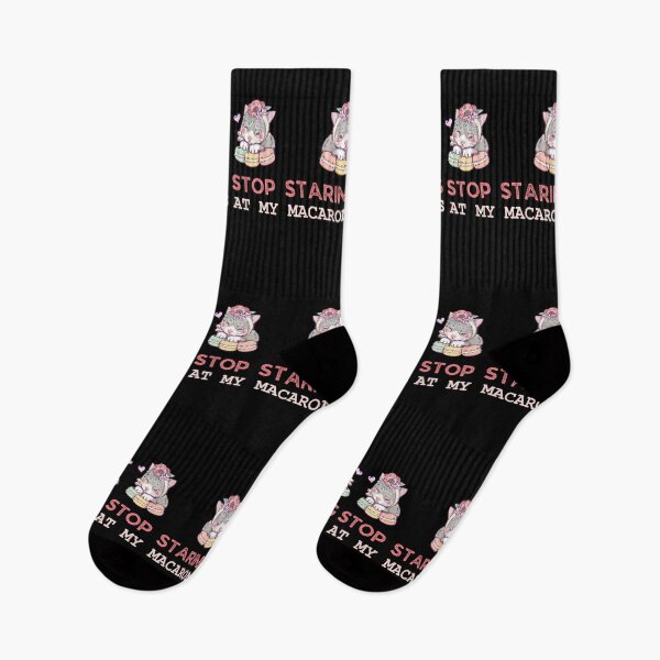 Item preview, Stop Staring at My Macarons - Funny Kitten designed and sold by ElLocoMus.