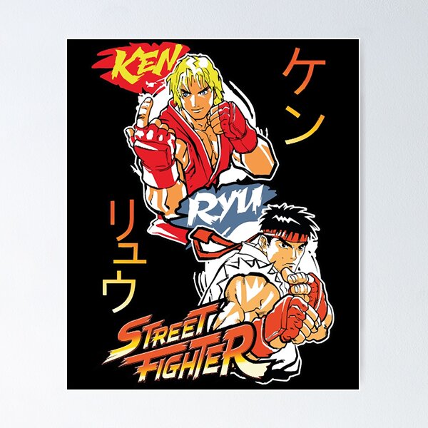 Ryu Street Fighter Anime Poster Wall Decor – Twentyonefox