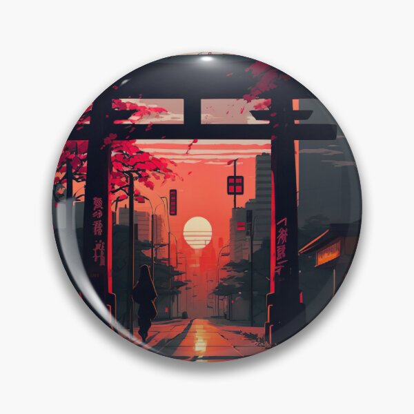 Item preview, Japanese landscape A5-U1 designed and sold by Artful-Venue.