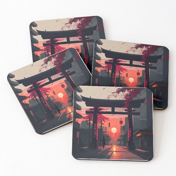 Item preview, Japanese landscape A5-U1 designed and sold by Artful-Venue.