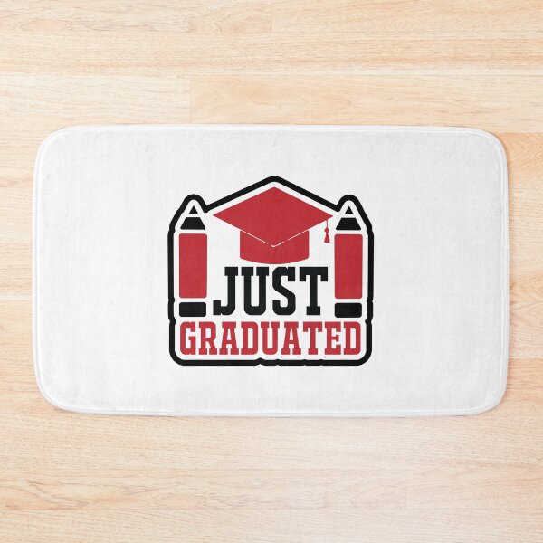 Item preview, JUST GRADUATED designed and sold by SticerOcean.