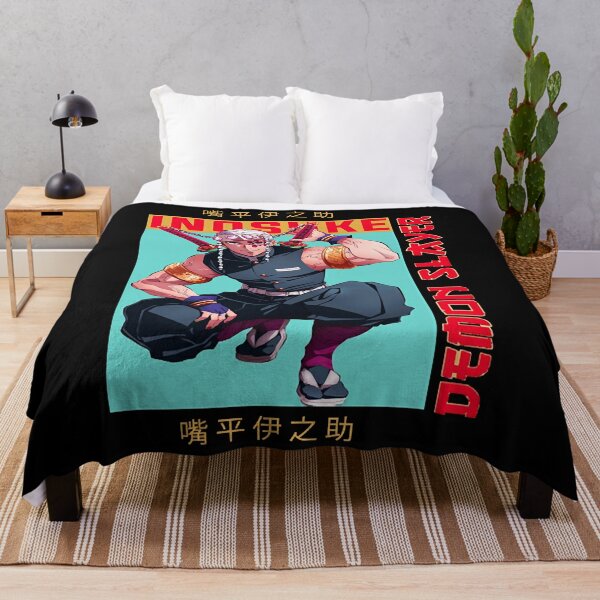 Funny Anime Demon Slayer T Shirt Fleece Blanket by Anime Art - Pixels