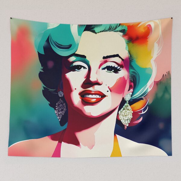 Item preview, Marilyn Monroe Art: Watercolor 3 designed and sold by OutofFocusShop.