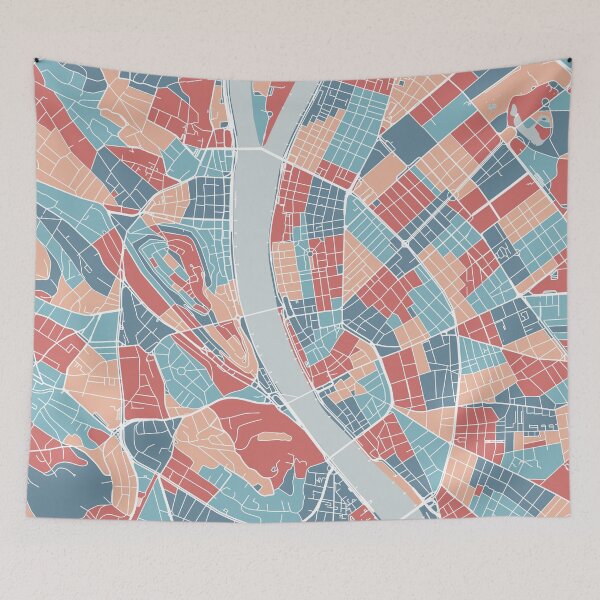 Item preview, Budapest map, Hungary designed and sold by AnnaGo.