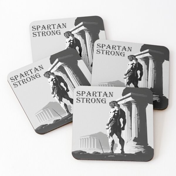 Item preview, Strong Spartan in front of the Acropolis designed and sold by ORVIATO.