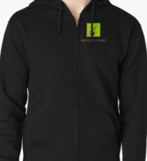 Graham Coxon signature guitar pixel art Zipped Hoodie