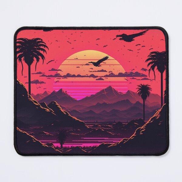 Item preview, 80s Synthwave Sunset #1 designed and sold by RESToRAPTOR.