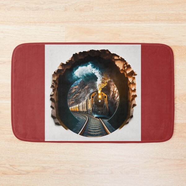 Item preview, Train Coming Out of Tunnel In Mountainous Western State designed and sold by Bleknervin.