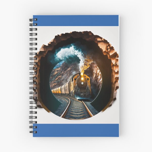 Item preview, Train Coming Out of Tunnel In Mountainous Western State designed and sold by Bleknervin.