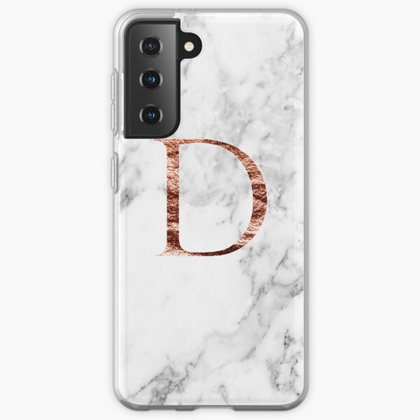 Monogram rose marble D Samsung Galaxy Soft Case