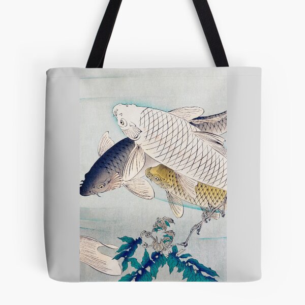 Item preview, 2/3 of "Six Carp Swimming Beneath Wisteria" (1889) Multi-Panel designed and sold by archifan.