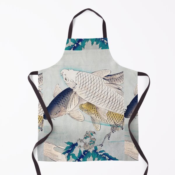 Item preview, 2/3 of "Six Carp Swimming Beneath Wisteria" (1889) Multi-Panel designed and sold by archifan.