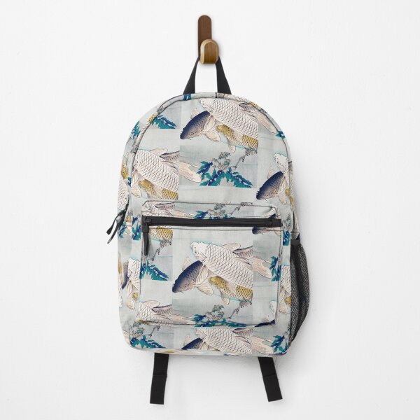 Item preview, 2/3 of "Six Carp Swimming Beneath Wisteria" (1889) Multi-Panel designed and sold by archifan.