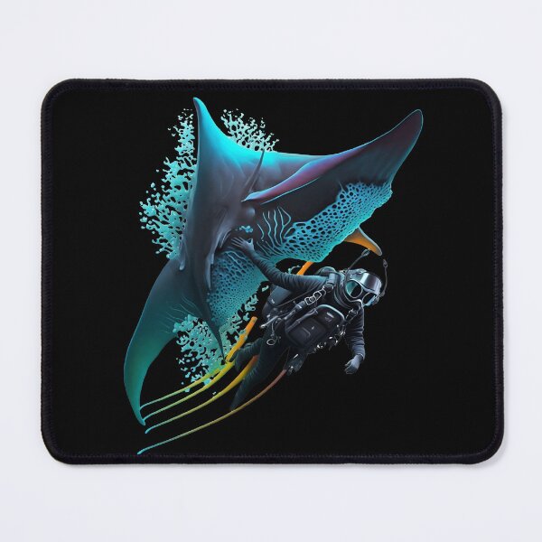 Item preview, Scubadiving with Manta ray designed and sold by AiInker.