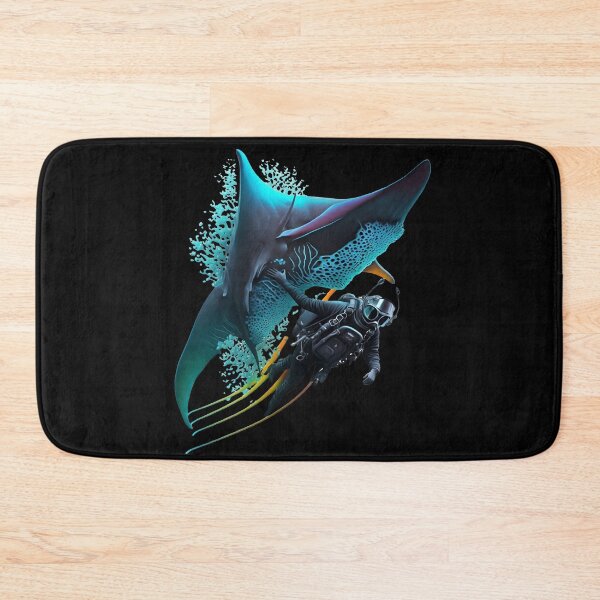 Item preview, Scubadiving with Manta ray designed and sold by AiInker.