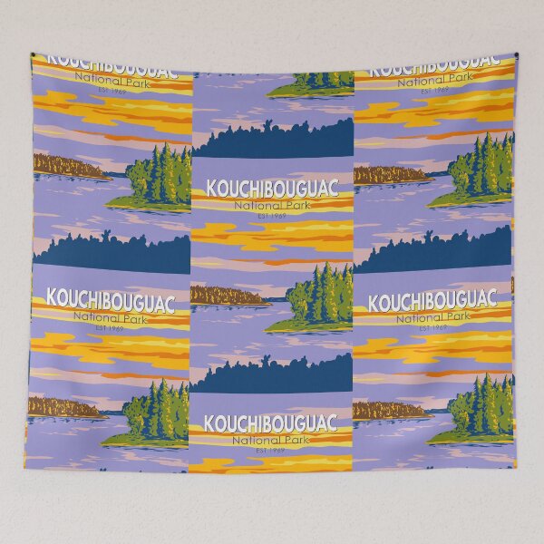 Item preview, Kouchibouguac National Park Travel Art Vintage designed and sold by KrisSidDesigns.