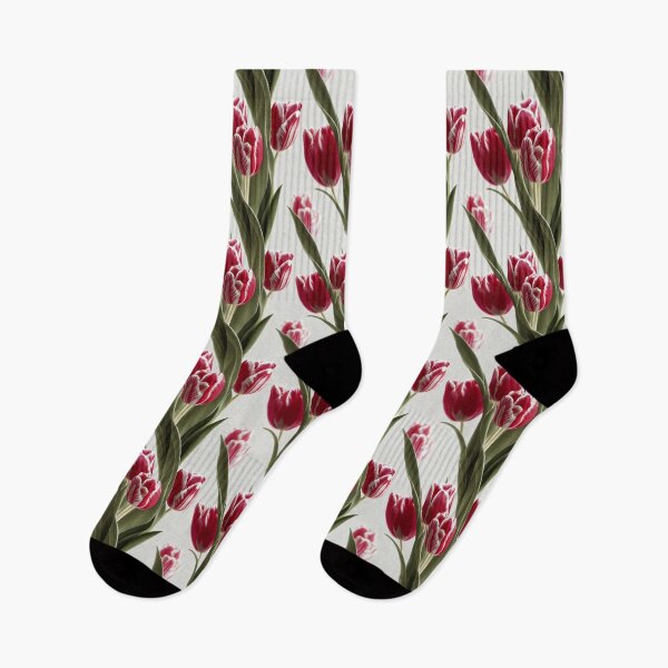 Item preview, Tulip Pattern in Red designed and sold by DeltaV-Art.