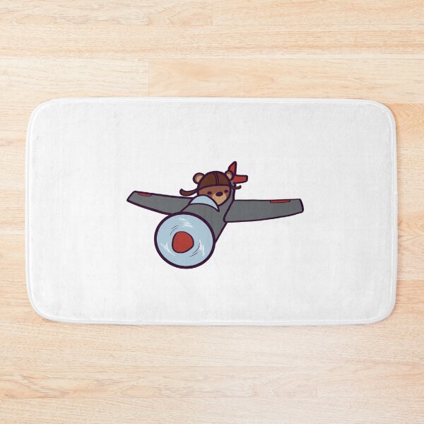 Item preview, Silly Cartoon Bearoplane Pilot designed and sold by ThumboArtBumbo.